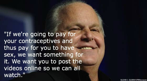 rush limbaugh contraception The Most Outrageous And Offensive Things That Rush Limbaugh Has Ever Said