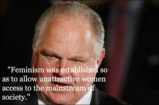 rush limbaugh feminism The Most Outrageous And Offensive Things That Rush Limbaugh Has Ever Said