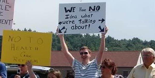 hilarious protest signs no idea The Most Hilarious Protest Signs Ever