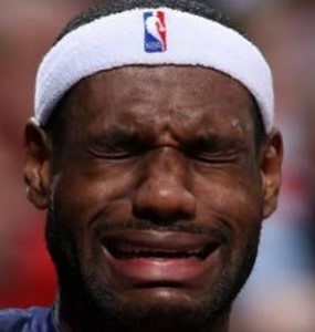 Lebron James Cries Like A Girl