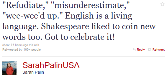 Sarah Palin Me Fail English