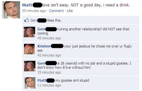 Awkward Facebook Conversation