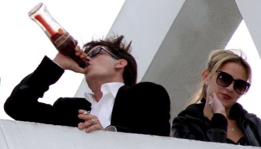 Charlie Sheen Drinking Tiger Blood