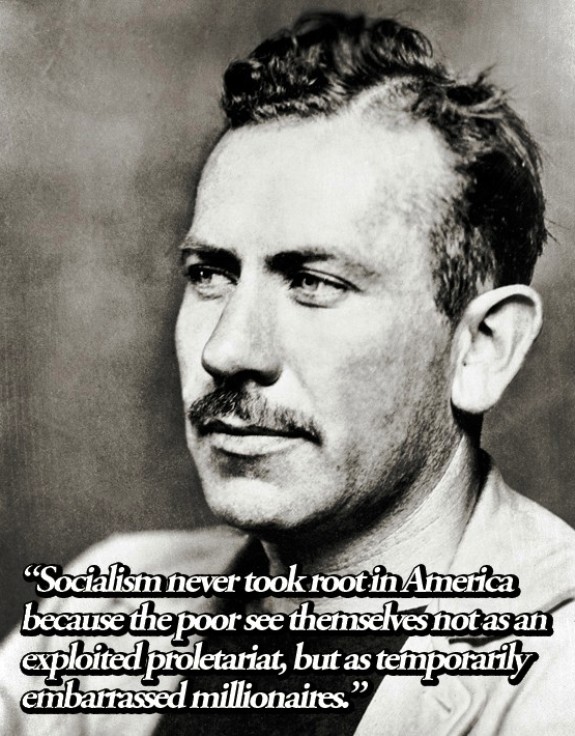 John Steinbeck Quote On Socialism In America