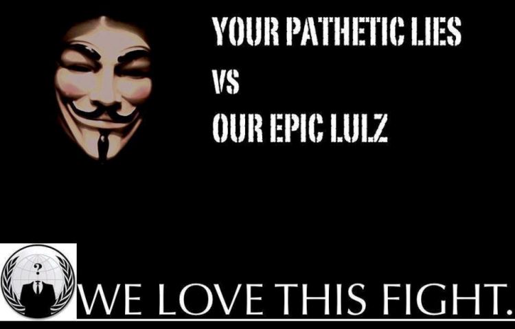 Lies Lulz Anonymous