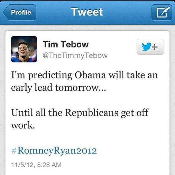 Tim Tebow Obama