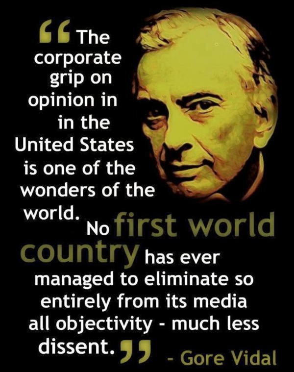 Gore Vidal Quotes Corporate Grip