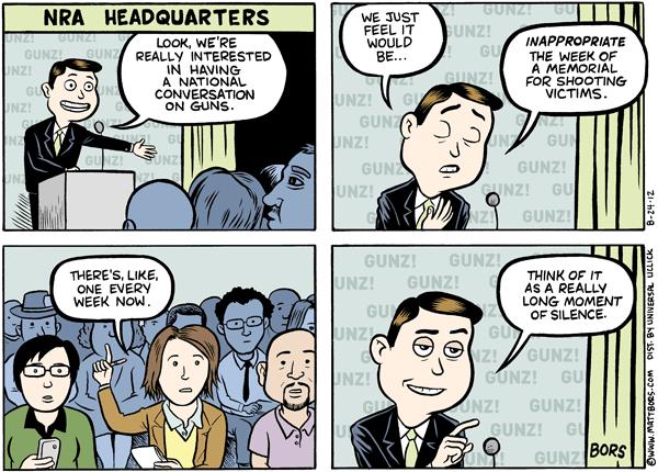 Matt Bors Cartoons NRA