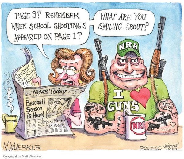 Matt Wuerker School Shootings