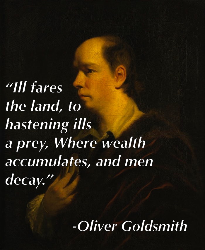 Inequality Quotes Oliver Goldsmith