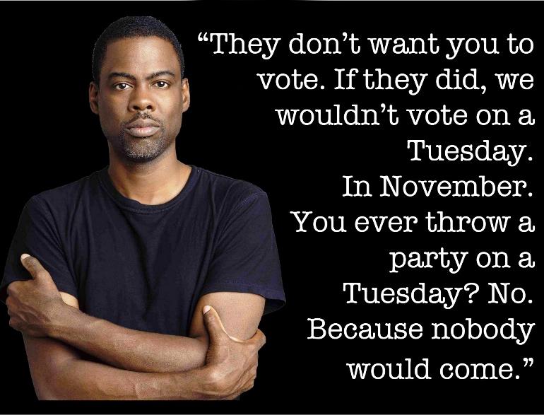 Chris Rock On Voting Quote