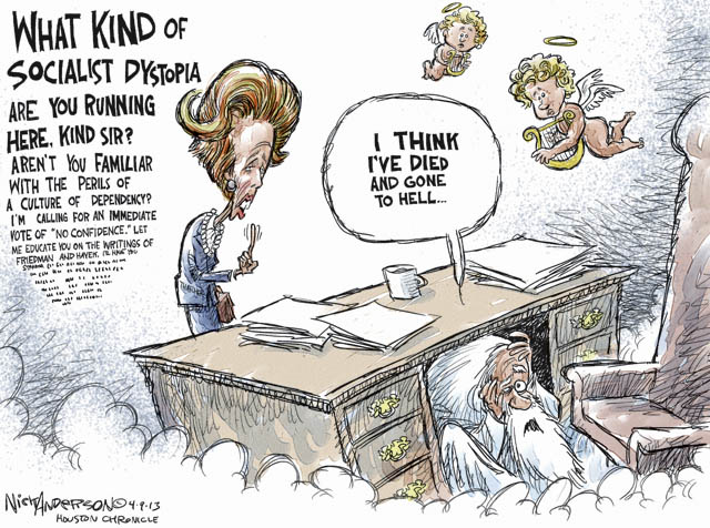 Nick Anderson Margaret Thatcher