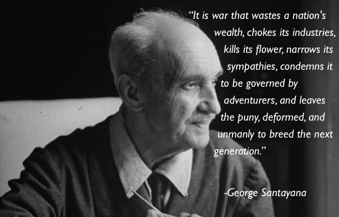Pacifism Quotes Santayana