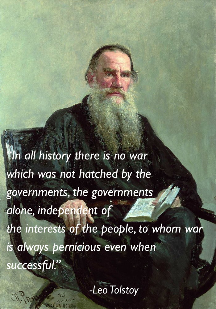 Pacifism Quotes Leo Tolstoy
