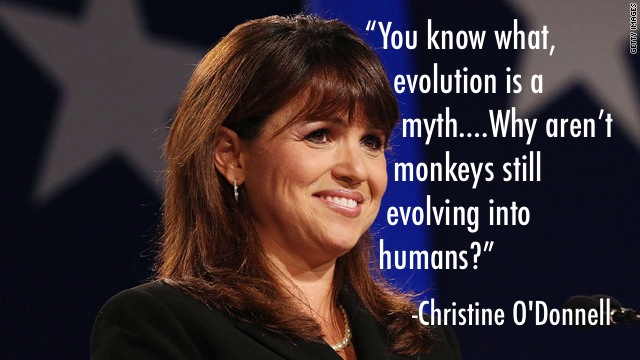 GOP Science Quotes Christine O'Donnell