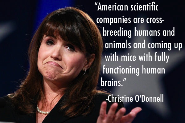 GOP Science Quotes O'Donnell 2