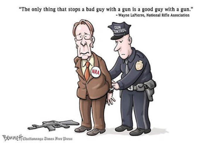 2013 Political Cartoons Wayne Lapierre