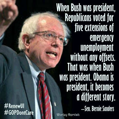 Bernie Sanders Bush Obama