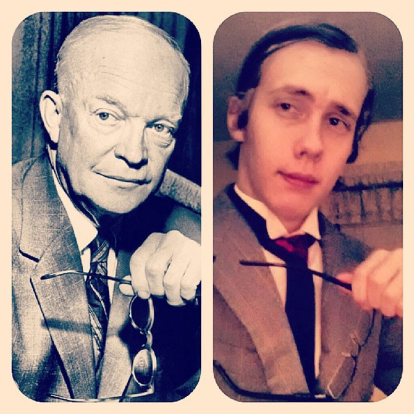 President Impersonations Eisenhower