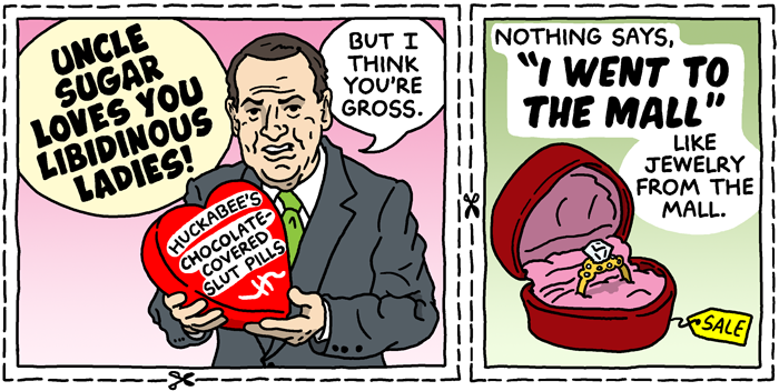 Thoughtless Valentines Huckabee