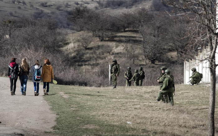 Crimea Occupation Girls Soldiers